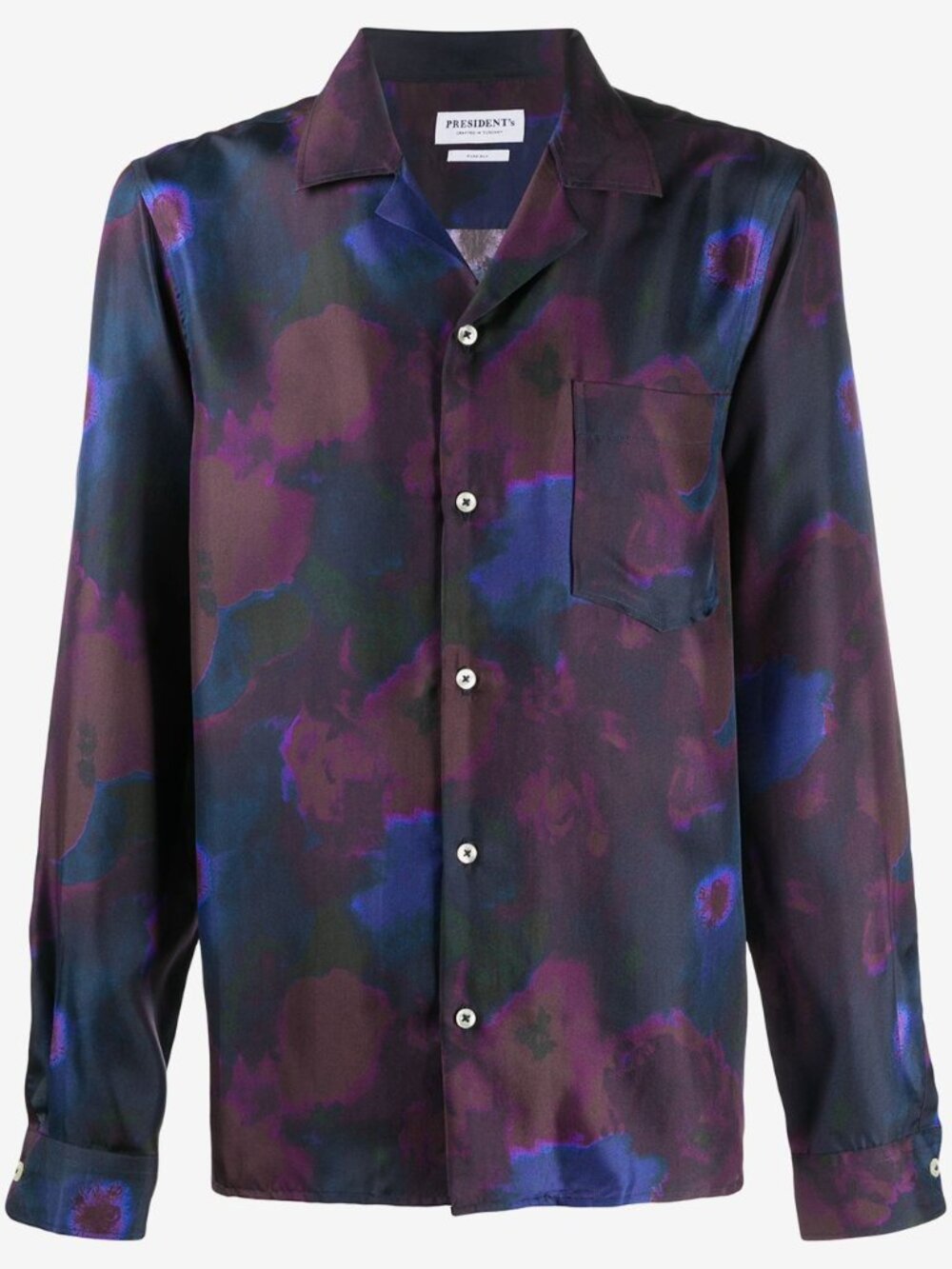 PRESIDENTS Shirt Rangi Psycho Flower Silk Shirt